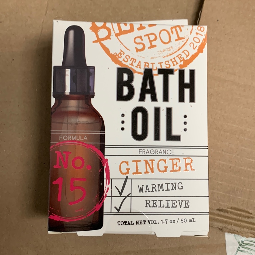 2 Aromatherapy Luxury Bath Care My Beauty Spot  Bath Oil Ginger 1.7 Oz each